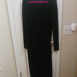 Chic Black Long Sleeve Dress